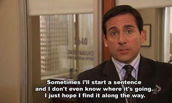 michael scott the office palabras frases